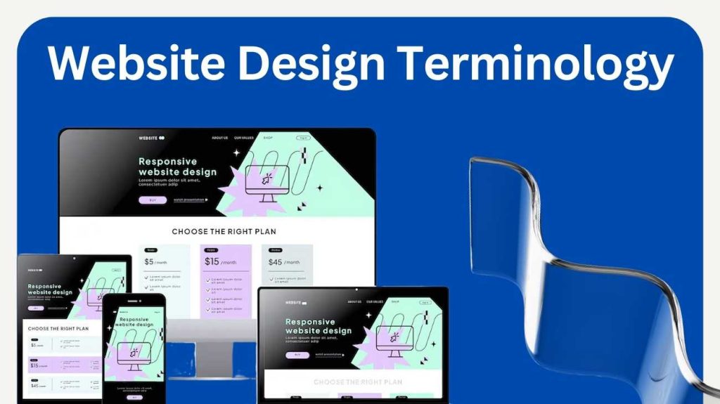 website design terminology