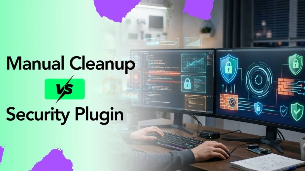 Manual Cleanup vs Security Plugin