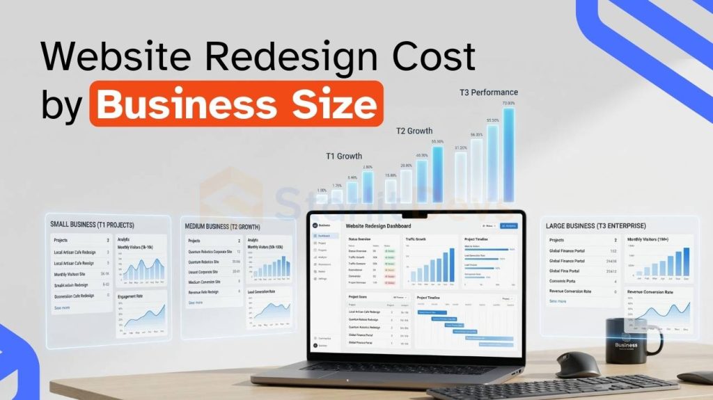 Website Redesign Cost by Business Size