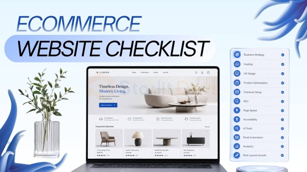 ecommerce website checklist