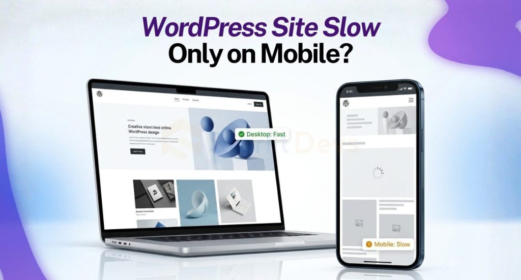 WordPress site slow only on mobile